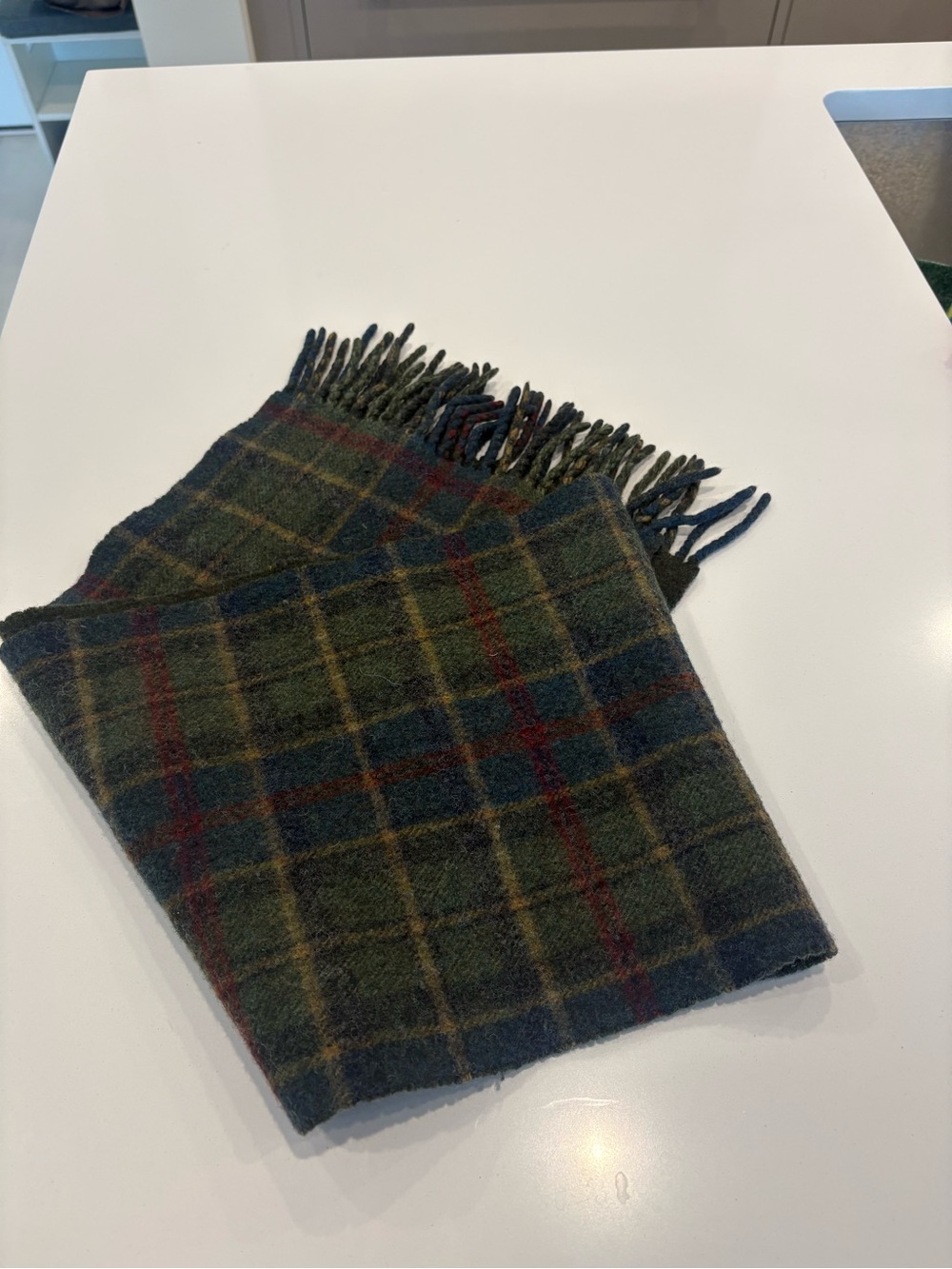 Nautica made in Italy 90% wool scarf